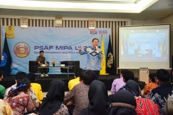 Pengusaha Nasional asal Lampung, Petrus Tjandra Menjadi Pembicara Dalam Talkshow yang Dihelat FMIPA Universitas Indonesia