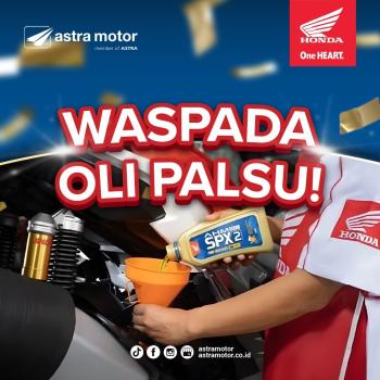 Service di AHASS Terdekat, Hindari Oli Palsu 