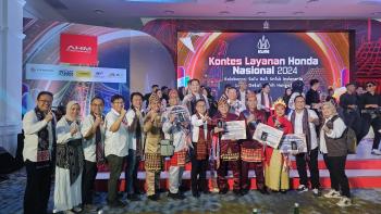 TDM Lampung Sabet 4 Piala Kontes Layanan Honda Nasional 2024 