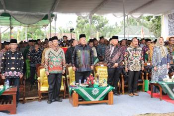 Gubernur Arinal Hadiri Resepsi Milad Muhammadiyah ke 111 dan Lakukan Peletakan Batu Pertama Pembangunan Masjid Galpanda Pondok Muhamadiyah di Sidomulyo Lampung Selatan 