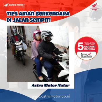 Tips Aman Berkendara di Jalan Sempit 