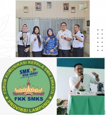 Ketua Forum Komunikasi Kepala Sekolah (FKKS) SMK Swasta Provinsi Lampung Berkunjung Ke Dinas Pendidikan Provinsi Lampung Diterima Langsung Oleh KABID SMK yaitu Dra. Zuraida Kherustika, MM.