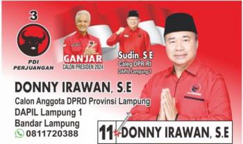 Donny Irawan.SE., Caleg DPRD Provinsi Lampung Dapil Bandar Lampung, PDI Perjuangan, Mendukung Perubahan Kurikulum Sekolah