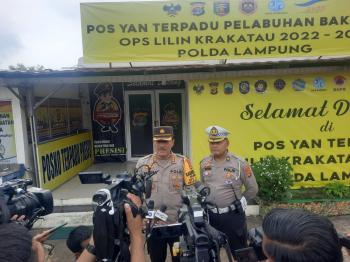 5 Hari Ops Lilin Krakatau 2022, Polda Lampung Sampaikan Laka Lantas Alami Penurunan 