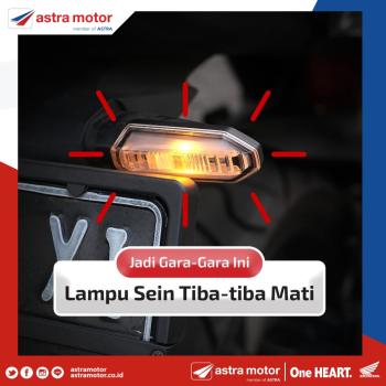 Gara Gara Hal ini Penyebab Lampu Sein Tiba Tiba Mati 