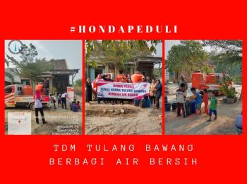 TDM Tulang Bawang Adakan Kegiatan Bakti Sosial Bagi Air Bersih 