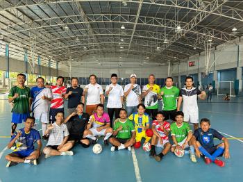 Senator Lampung Didapuk Jadi Manajer Tim Futsal PWI Lampung di Porwanas Kalsel 