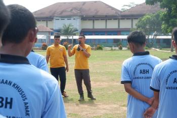 Kabapas Kelas II Kotabumi Buka Kegiatan Bimbingan Kepribadian Kepada Andikpas LPKA II Bandar Lampung 