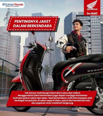 Ini Manfaat Pakai Jaket Saat Bermotor 