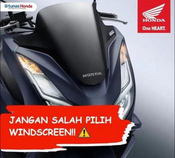 Jangan Asal Pasang Windshield di Sepeda Motor 