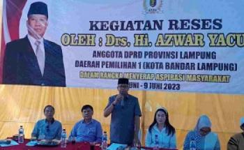 Anggota DPRD Lampung Gelar Sosialisasi di Griya Abdi Negara Sukarame