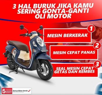 3 Dampak Buruk Sering Gonta Ganti Oli Motor 