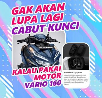 Honda Vario 160 di Lengkapi Smart Key Simpan Dua Hal Ini Baik Baik 