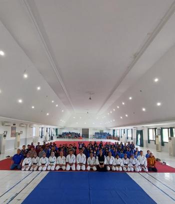 PERKEMI Dojo Cisauk Menggelar Sosialisasi Pengenalan Olahraga Bela Diri Shorinji Kempo di STAB Negeri Sriwijaya