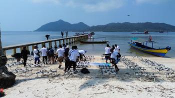 SMSI Lampung Bersama Corona Diving Club  Ajak Masyarakat Jaga Kelestarian Laut