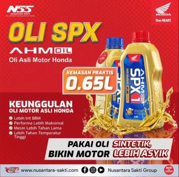 Informasi Tentang Oli SPX Dari Ahass NSS Kedaton 