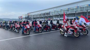 Juara Asia Andi Gilang dan Komunitas Honda Ramaikan, CBR Track Day di Mandalika