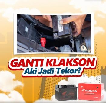 Ngeri Pasang Klakson Motor Variasi Ternyata Bikin Aki Tekor, Perangkat Ini Jadi Solusinya 