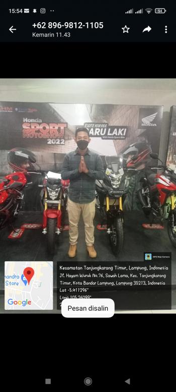 NSS Kedaton Kembali Mengadakan Pameran Honda di Booth Mal Chandra Tanjung Karang 