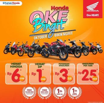 Promo Honda OKE BINGIT (Oktober Bikin Ngirit )