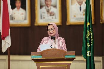 Ibu Riana Sari Arinal Hadiri Pelantikan Dan Rakerwil Wanita Islam Provinsi Lampung dan Yayasan Pendidikan Bakti Wanita Islam Perwakilan Lampung 