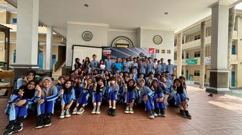 Honda Lampung Edukasi Safety Riding di SMA Gajah Mada 