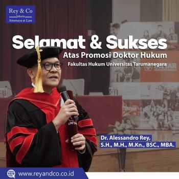 Alumni FH Usahid, Alessandro Rey Nearson Raih Gelar Doktor Hukum dengan Judicium Summa Cumlaude (IPK 4.00) 