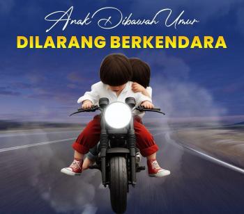 Orangtua Jangan Sembarangan Kasih Izin Anak di Bawah Umur Naik Motor 