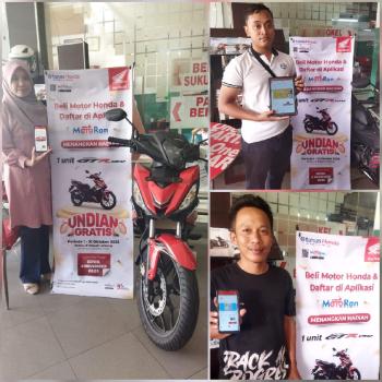 Beli Motor Honda di Dealer Jaya Motor dan Daftar di Aplikasi Motoran Bisa Menangkan Hadiah 1 Unit Honda GTR