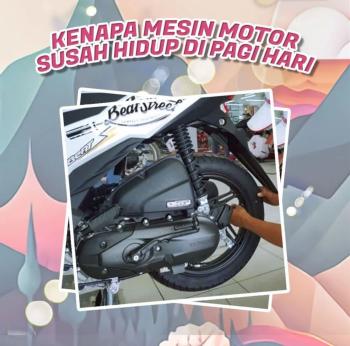 5 Penyebab Motor Susah Nyala Saat Pagi Hari, Ada Komponen Yang Bermasalah 