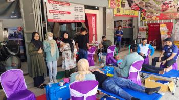 TDM Simpang Pematang Gelar Acara Donor Darah 