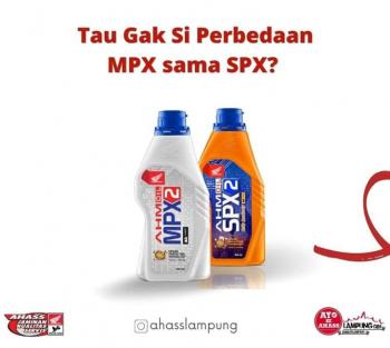 Tau Gak Sih Perbedaan MPX Dan SPX? Yuk Simak Penjelasan Dari Ahass NSS Kedaton