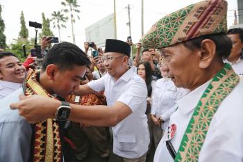 Ketua DPD Partai Gerindra Lampung Sambut Cawapres Gibran 