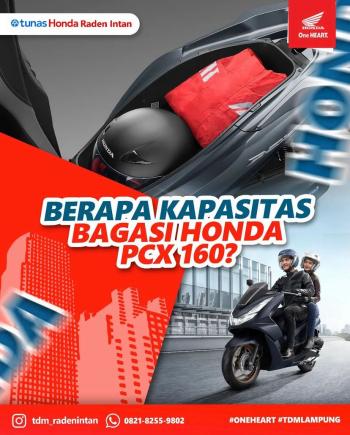 Berapa Kapasitas Bagasi Honda PCX 160 