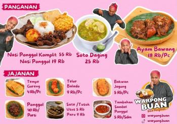 Warpong Buan Jakarta Hadirkan Hidangan Olahan Tempe Dengan Sensasi Bikin Lidah Terus Bergoyang