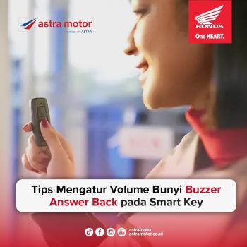 Tips Mengatur Volume Bunyi Buzzer Answer Back Pada Smart Key 