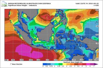 Peringatan BMKG: Gelombang Tinggi Hingga 6 Meter Ancam Perairan Indonesia