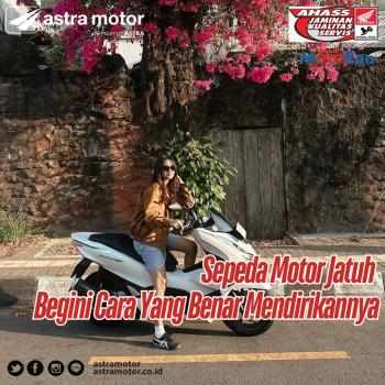 Sepeda Motor Jatuh Begini Cara Yang Benar Mendirikannya 