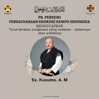 Keluarga Besar Shorinji Kempo se-Indonesia Berduka, Ss.Kusumo A.M Tutup Usia 