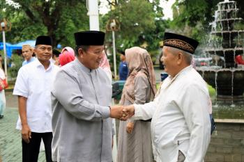 Gubernur Arinal Bukber Dengan Ribuan Warga Kota Metro 