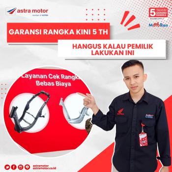 Garansi Rangka Motor Honda Kini 5 Tahun, Hangus Kali Pemilik Lakukan Ini 