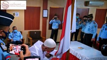 Kasrem 043/Gatam Hadiri Ikrar Setia Kepada NKRI oleh Narapidana Teroris