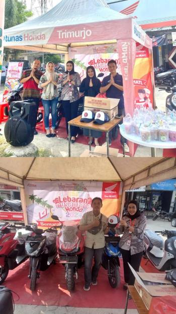 Honda TDN Trimurjo Bagi Bagi Takjil Untuk Konsumen Setianya 