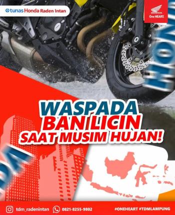 Waspada Ban Licin Saat Musim Hujan 