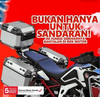 Bukan Untuk Sandaran, Ini Fungsi Sebenarnya Bantalan di Boks Motor 