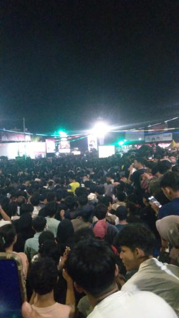 Tumpah Ruah, Ribuan Warga Bandar Lampung Antusias Ikuti Nobar Wali Kota Eva