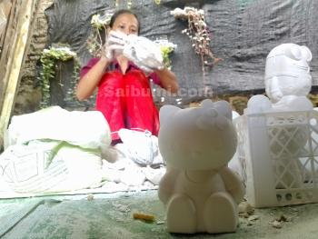 Tanamkan Edukasi, Mantan Guru PAUD di Bandar Lampung Produksi Celengan Karakter Gypsum